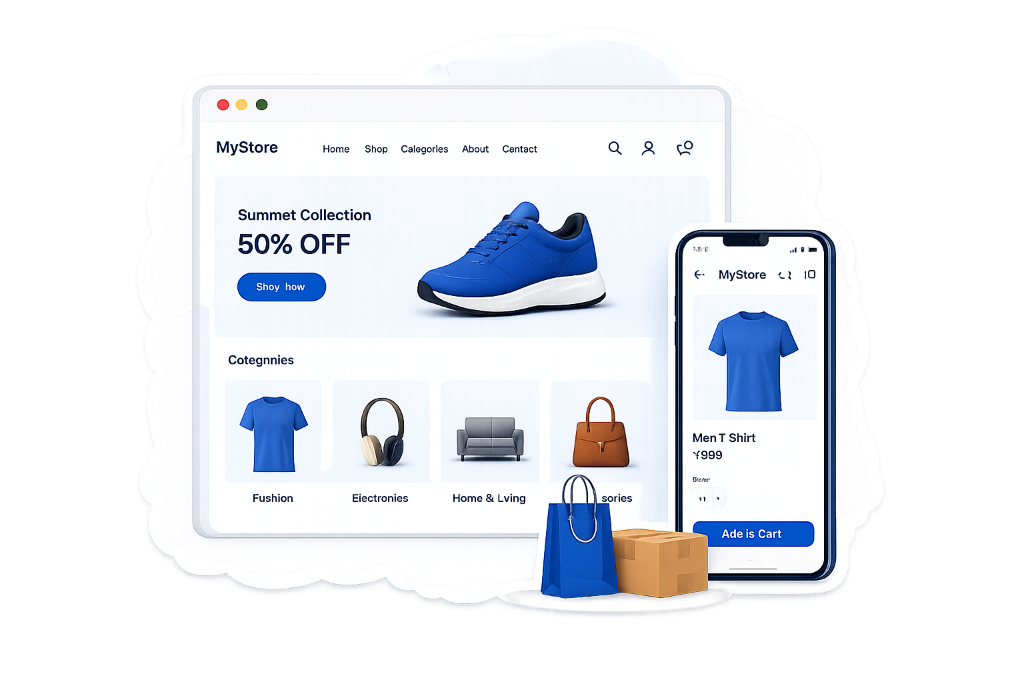 Ecommerce Platform Mockup